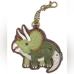 CHALA Women’s TRICERATOPS Purse Charm Coin Purse NEW WITHOUT TAGS